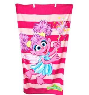 Sesame Street Abby Cadabby Beach Towel Sea World Busch Gardens Sesame Place Pink